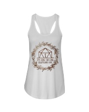 It's fine I'm fine Everything's fine Ladies Flowy Tank tile