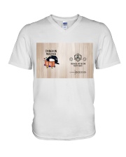 Dungeon Master Because I'm the DM that's why V-Neck T-Shirt tile