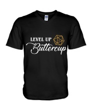 Level up buttercup V-Neck T-Shirt tile