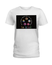 In a world where you can be anything be kind Ladies T-Shirt tile