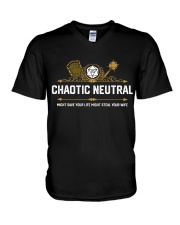 Chaotic Neutral V-Neck T-Shirt tile