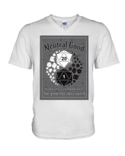 Neutral Good V-Neck T-Shirt tile