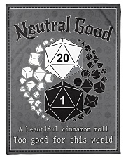 Neutral Good Small Fleece Blanket - 30" x 40" front