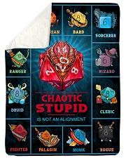 Chaotic Stupid Sherpa Fleece Blanket tile