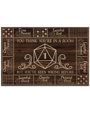 You think you're in a room but you've been wrong before Doormat 22.5" x 15" front