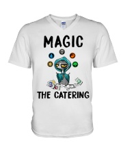 Magic The Cattering V-Neck T-Shirt tile