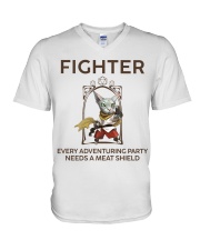 Fighter V-Neck T-Shirt tile