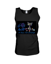 Go away or roll for initiative Unisex Tank tile