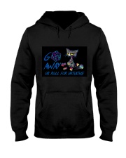 Go away or roll for initiative Hooded Sweatshirt tile