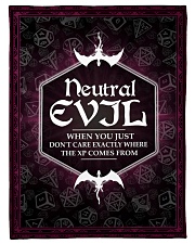 Neutral Evil Small Fleece Blanket - 30" x 40" front