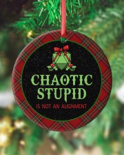 Chaotic Stupid Circle ornament - single (porcelain) custom-circle-ornament-single-porcelain-lifestyle-13