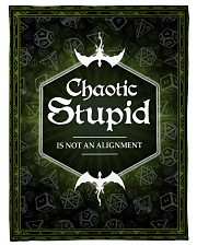 Chaotic Stupid Fleece Blanket tile