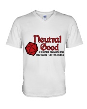 Neutral Good V-Neck T-Shirt tile