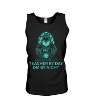Teacher by day, DM by night Unisex Tank tile