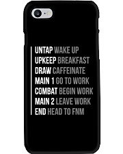Untap Wake Up Up Keep Breakfast Draw Caffeinate Phone Case tile