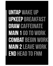 Untap Wake Up Up Keep Breakfast Draw Caffeinate Vertical Poster tile