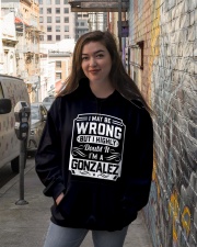 I May Be Wrong But I Highly Doubt It I'm A Gonzalez Hooded Sweatshirt lifestyle-unisex-hoodie-front-1