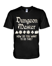 Dungeon Master How do you want to do this V-Neck T-Shirt tile