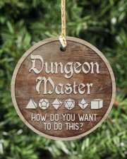 Dungeon Master How do you want to do this Circle ornament - single (wood) aos-circle-ornament-single-wood-lifestyles-02