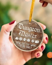 Dungeon Master How do you want to do this Circle ornament - single (wood) aos-circle-ornament-single-wood-lifestyles-09