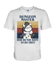 Dungeon Master How do you want to do this V-Neck T-Shirt tile