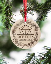 Rock falls Everyone dies Circle ornament - single (wood) aos-circle-ornament-single-wood-lifestyles-07