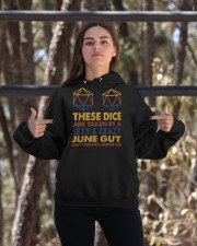 These dice are taken by a sexy & crazy June guy don't touch he'll murder you Hooded Sweatshirt apparel-hooded-sweatshirt-lifestyle-05