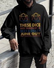 These dice are taken by a sexy & crazy June guy don't touch he'll murder you Hooded Sweatshirt apparel-hooded-sweatshirt-lifestyle-front-11