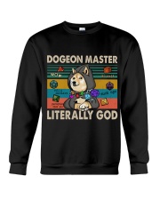 Dogeon Master Literally God Crewneck Sweatshirt tile