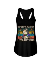 Dogeon Master Literally God Ladies Flowy Tank tile