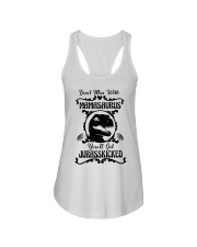 Don't mess with mamasaurus You'll get Jurasskicked Ladies Flowy Tank tile