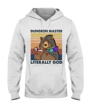 Dungeon Master Literally God Hooded Sweatshirt front