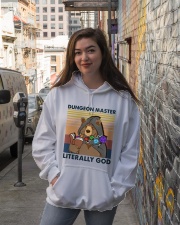 Dungeon Master Literally God Hooded Sweatshirt lifestyle-unisex-hoodie-front-1