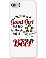 I Tried To Be A Good Girl But Then The Magic Was Lit And There Was Beer Phone Case tile