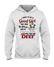 I Tried To Be A Good Girl But Then The Magic Was Lit And There Was Beer Hooded Sweatshirt tile