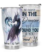 So many in the dungeon yet I found you & you found me Glitter Tumbler tile