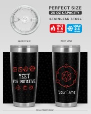 Yeet For Initiative 20oz Tumbler aos-20oz-tumbler-lifestyle-front-60
