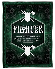 Fighter Small Fleece Blanket - 30" x 40" front