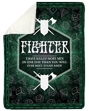 Fighter Sherpa Fleece Blanket tile