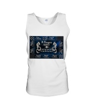A Dungeon master and the best roll of his life live here Unisex Tank tile