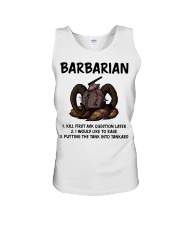 Barbarian Unisex Tank tile