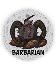 Barbarian Circle ornament - single (wood) front