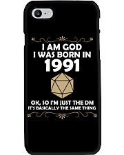 I am God. I was born in 1991 Ok, so I'm just the DM. It's basically the same thing Phone Case tile
