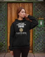 I am God. I was born in 1991 Ok, so I'm just the DM. It's basically the same thing Hooded Sweatshirt apparel-hooded-sweatshirt-lifestyle-02