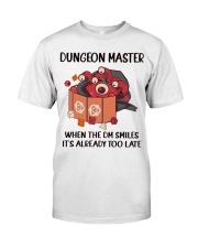 Dungeon Master When the DM smiles it's already too late Premium Fit Mens Tee tile