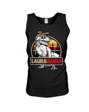 LauraSaurus Unisex Tank tile