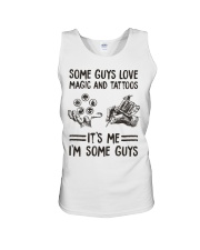 Some guys love magic and tattoos It's me I'm some guys Unisex Tank tile