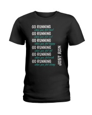 GO RUNNING Ladies T-Shirt front