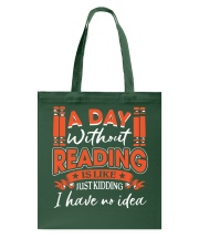 A DAY WITHOUT READING V2 Tote Bag thumbnail