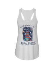 I READ BOOKS AND I KNOW THINGS 5 Ladies Flowy Tank thumbnail